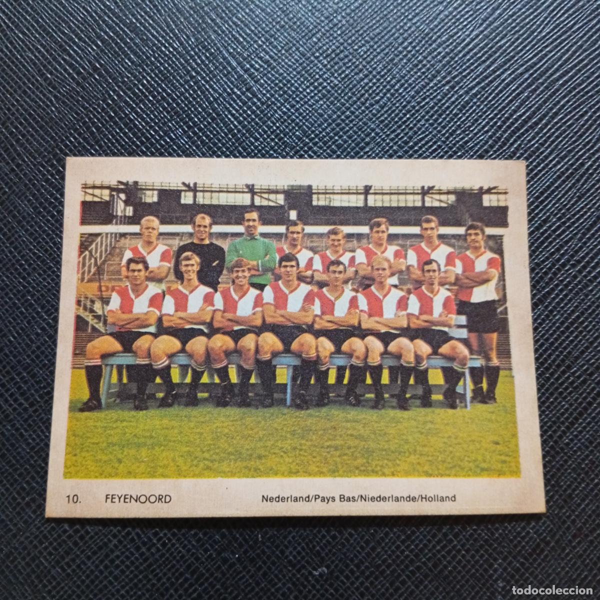 Cromos de f&uacute;tbol: 10 FEYENOORD PLANTILLA HOLANDA MONTY GUM 1969 1970 CROMO FUTBOL 69 70 - SIN PEGAR - A44 PG118