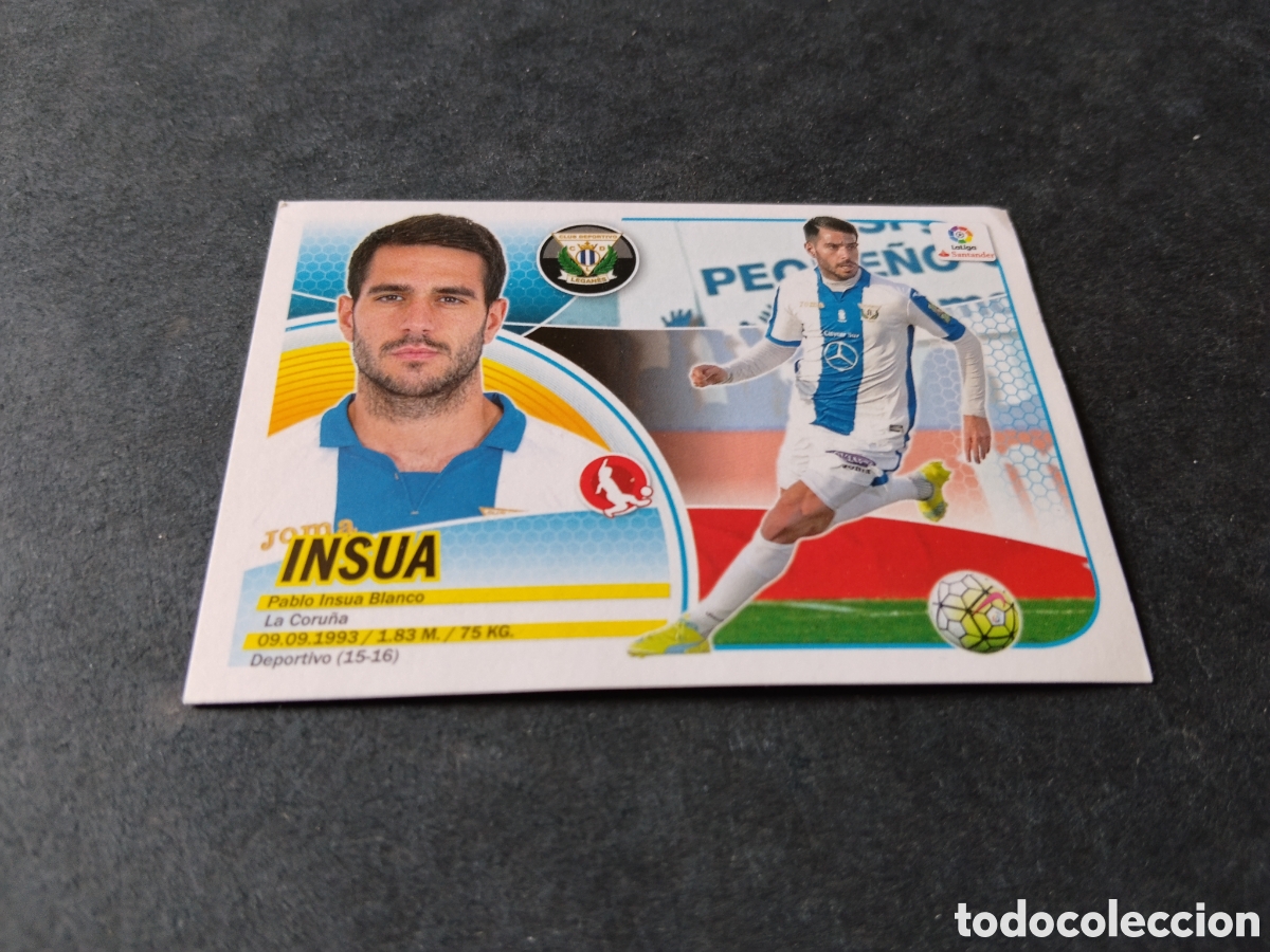 Cromos de f&uacute;tbol: Cromo Futbol 2016-17 , Insua , La Coru&ntilde;a .cf