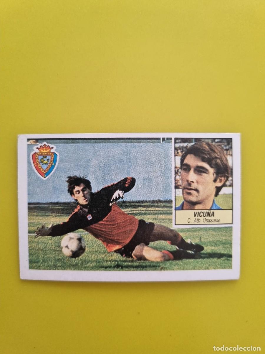 Cromos de f&uacute;tbol: CROMO LIGA ESTE 84 85 1984 1985 NUNCA PEGADO SIN PEGAR VICU&Ntilde;A OSASUNA AR826