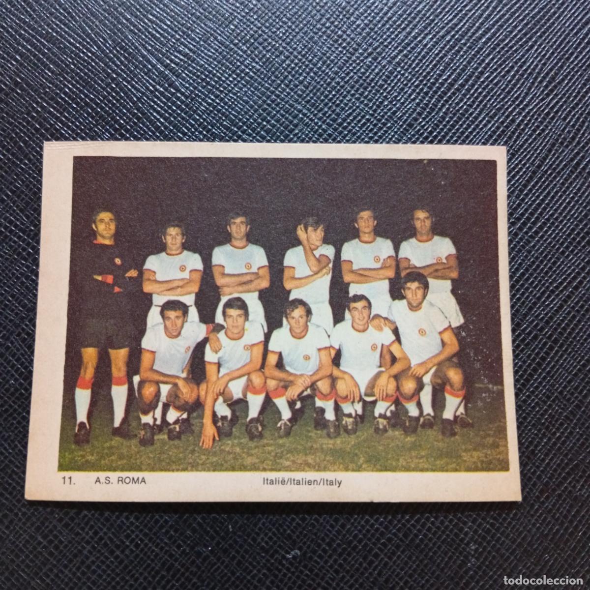 Cromos de f&uacute;tbol: 11 ROMA ALINEACION ITALIA MONTY GUM 1969 1970 CROMO FUTBOL 69 70 - SIN PEGAR - A44 PG136