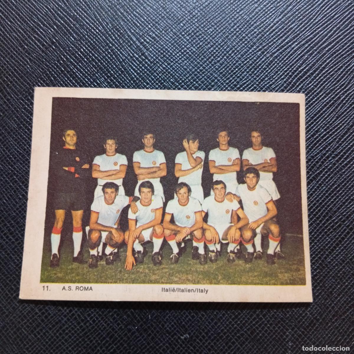 Cromos de f&uacute;tbol: 11 ROMA ALINEACION ITALIA MONTY GUM 1969 1970 CROMO FUTBOL 69 70 - SIN PEGAR - A44 PG136 B