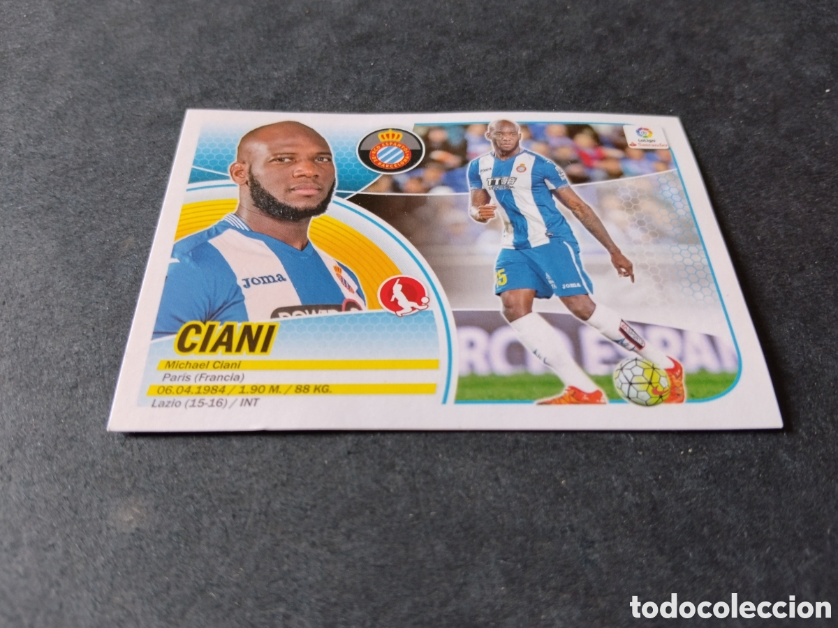 Cromos de f&uacute;tbol: Cromo Futbol 2016-17 , Ciani , RCD Espanyol