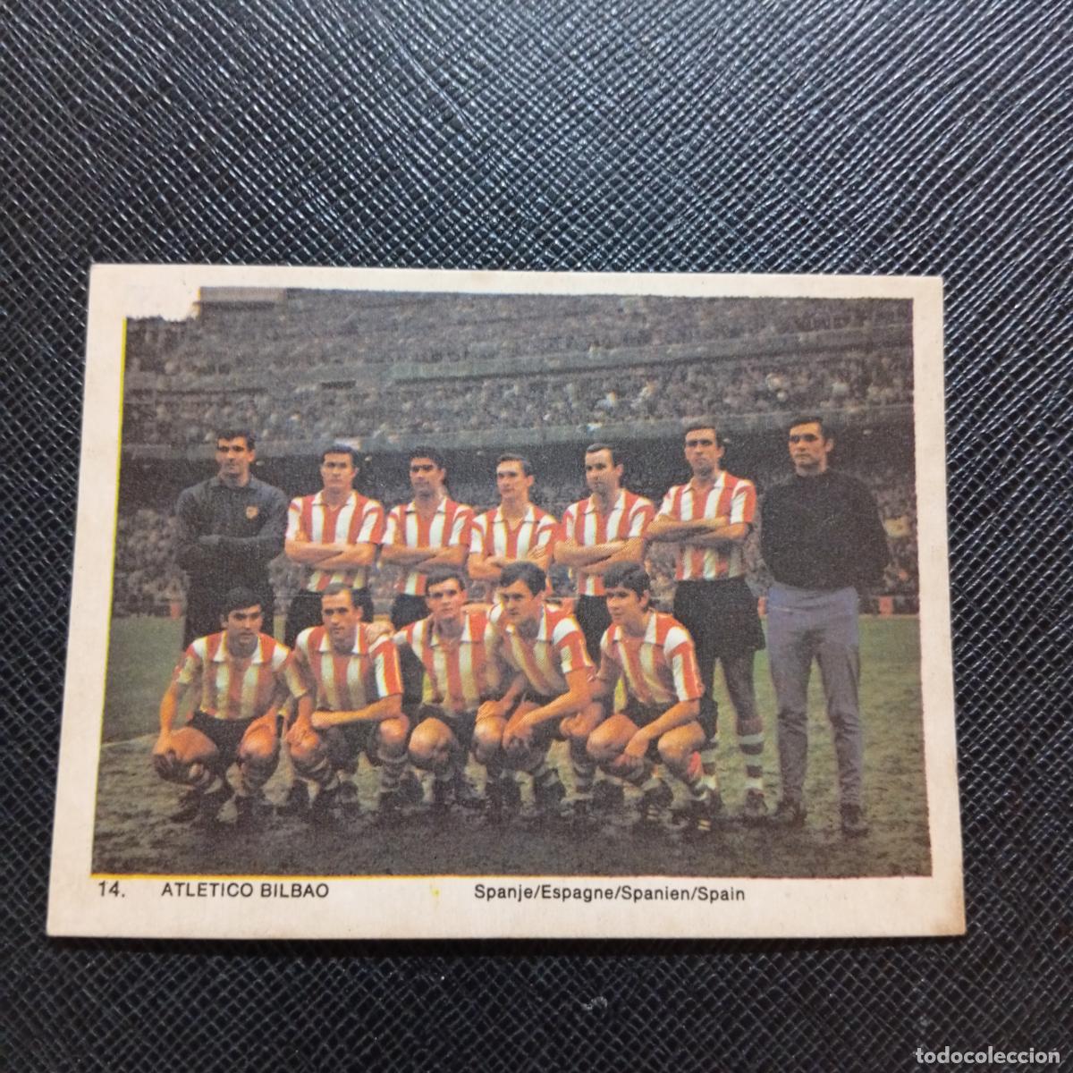 Cromos de f&uacute;tbol: 14 IRIBAR BILBAO ALINEACION ESPA&Ntilde;A MONTY GUM 1969 1970 CROMO FUTBOL 69 70 - SIN PEGAR - A44 PG136 B