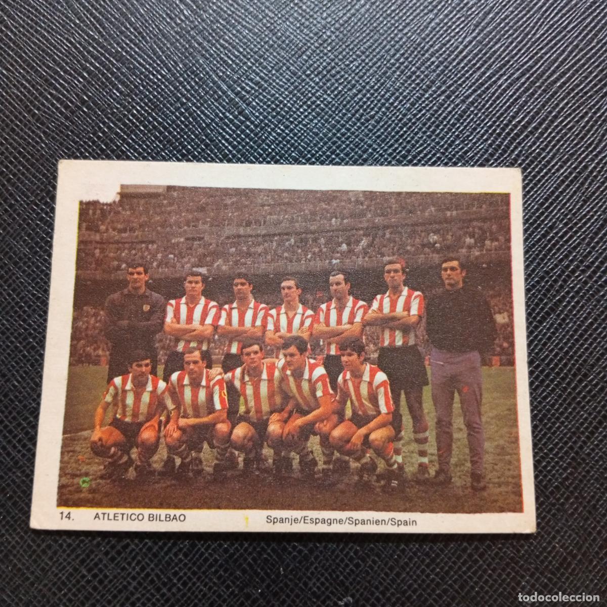 Cromos de f&uacute;tbol: 14 IRIBAR BILBAO ALINEACION ESPA&Ntilde;A MONTY GUM 1969 1970 CROMO FUTBOL 69 70 - SIN PEGAR - A44 PG136