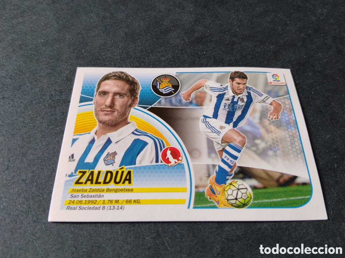 Cromos de f&uacute;tbol: Cromo Futbol 2016-17 , Zald&uacute;a , Real Sociedad