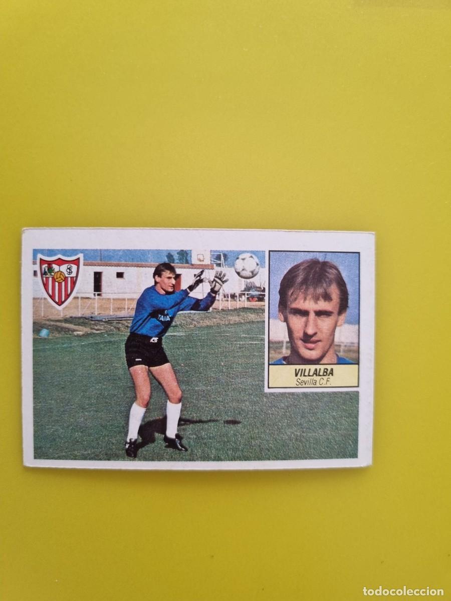 Cromos de f&uacute;tbol: CROMO LIGA ESTE 84 85 1984 1985 NUNCA PEGADO SIN PEGAR VILLALBA SEVILLA AR826