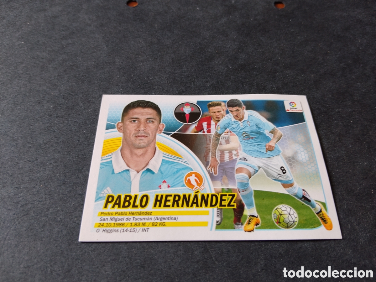 Cromos de f&uacute;tbol: Cromo Futbol 2016-17 , Pablo Hern&aacute;ndez, Celta de Vigo