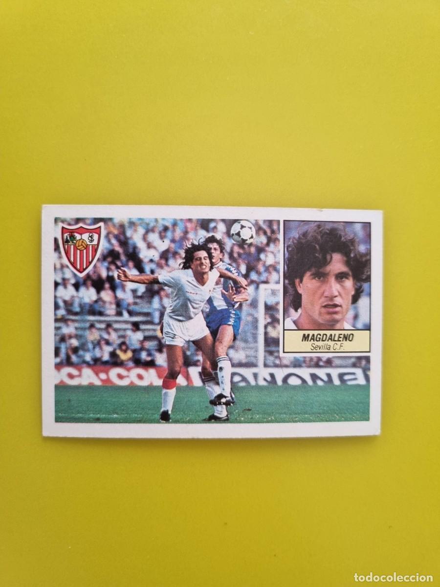Cromos de f&uacute;tbol: CROMO LIGA ESTE 84 85 1984 1985 NUNCA PEGADO SIN PEGAR MAGDALENO SEVILLA AR826