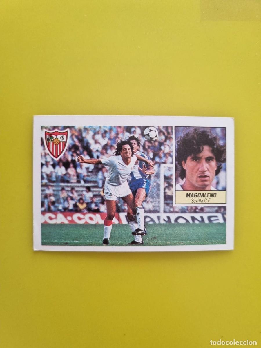 Cromos de f&uacute;tbol: CROMO LIGA ESTE 84 85 1984 1985 NUNCA PEGADO SIN PEGAR MAGDALENO SEVILLA AR826