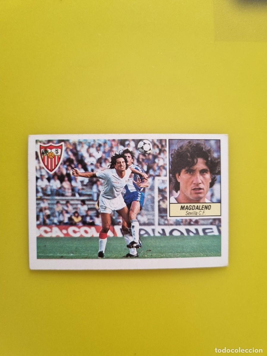 Cromos de f&uacute;tbol: CROMO LIGA ESTE 84 85 1984 1985 NUNCA PEGADO SIN PEGAR MAGDALENO SEVILLA AR826