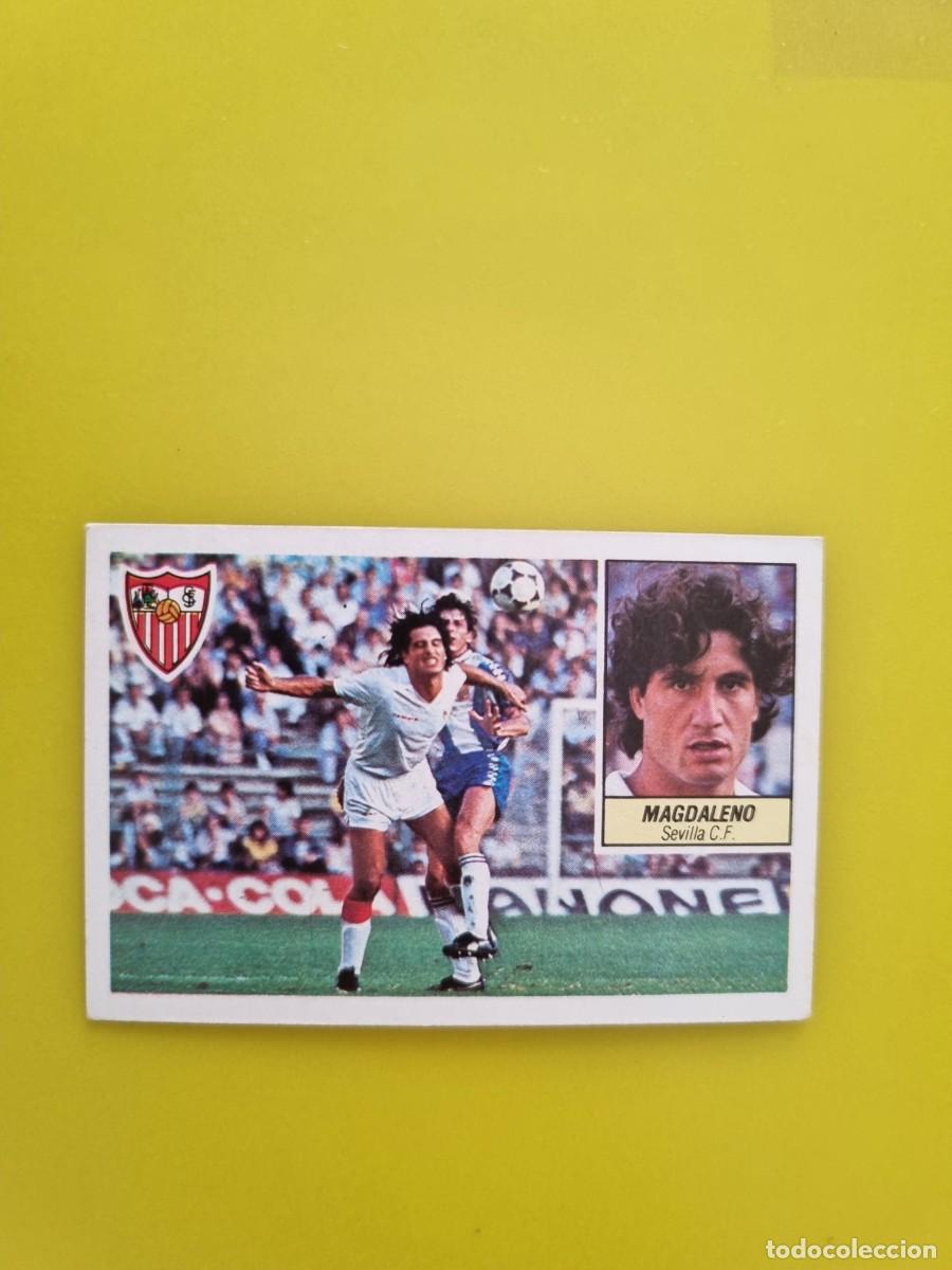 Cromos de f&uacute;tbol: CROMO LIGA ESTE 84 85 1984 1985 NUNCA PEGADO SIN PEGAR MAGDALENO SEVILLA AR826