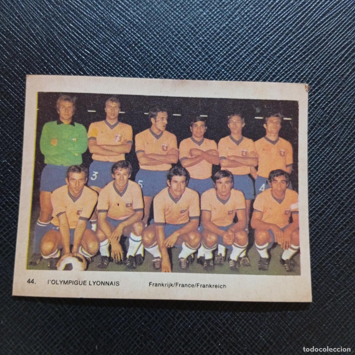Cromos de f&uacute;tbol: 44 OLYMPIQUE LYONNAIS MONTY GUM 1969 1970 CROMO FUTBOL 69 70 - SIN PEGAR - A44 PG307