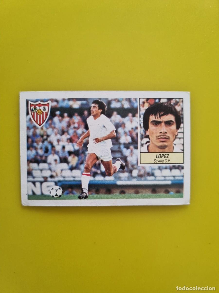 Cromos de f&uacute;tbol: CROMO LIGA ESTE 84 85 1984 1985 NUNCA PEGADO SIN PEGAR LOPEZ SEVILLA AR826