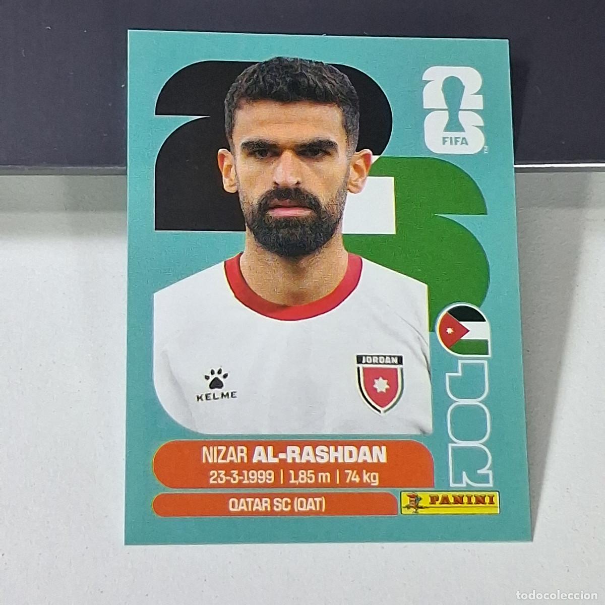 Cromos de f&uacute;tbol: B49 JOR 10 JOR10 NIZAR AL-RASHDAN JORDANIA JOR MUNDIAL FIFA WORLD CUP 2026 STICKER PANINI