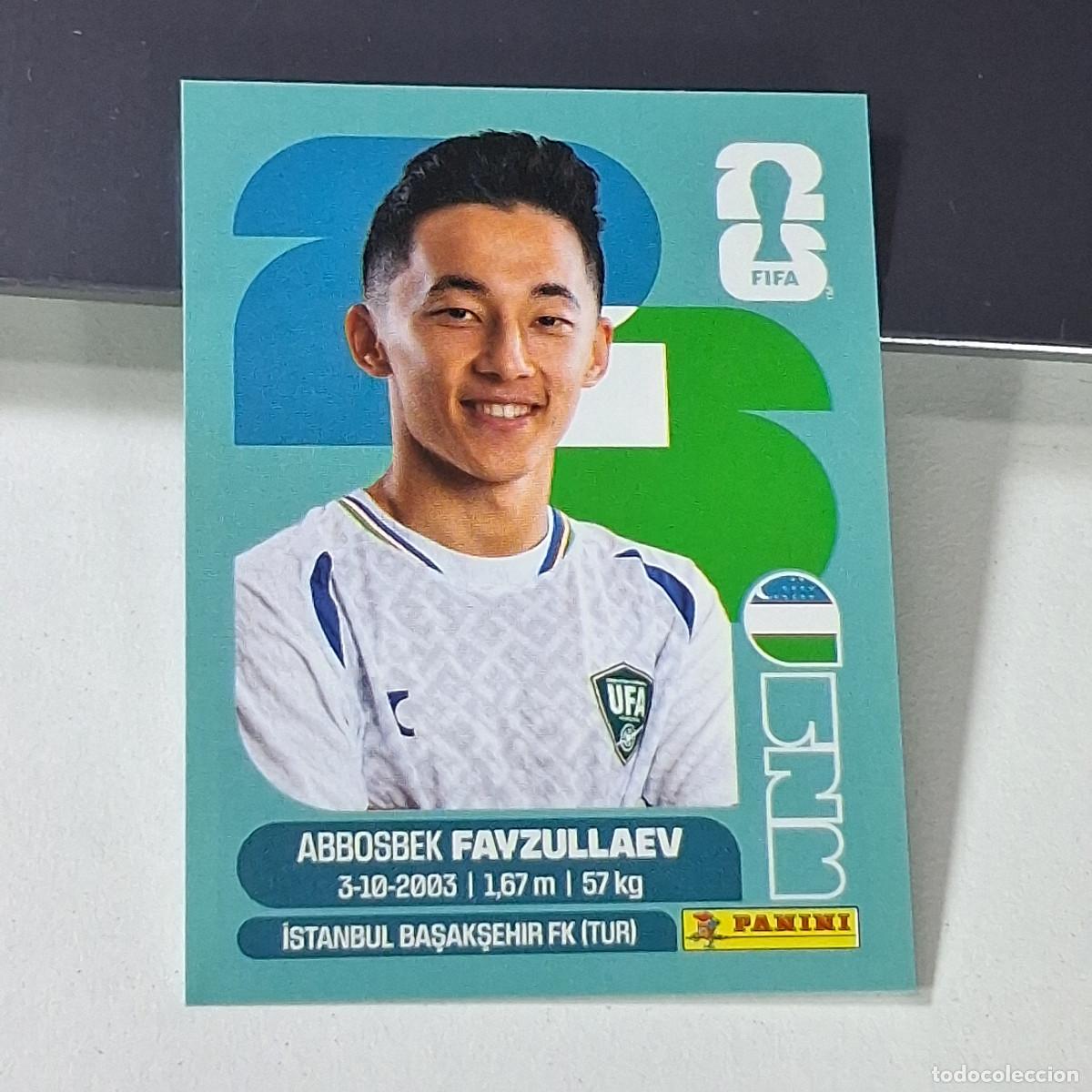 Cromos de f&uacute;tbol: B49 UZB20 ABBOSBEK FAYZULLAEV 20 UZBEKIST&Aacute;N UZB MUNDIAL FIFA WORLD CUP 2026 STICKER PANINI