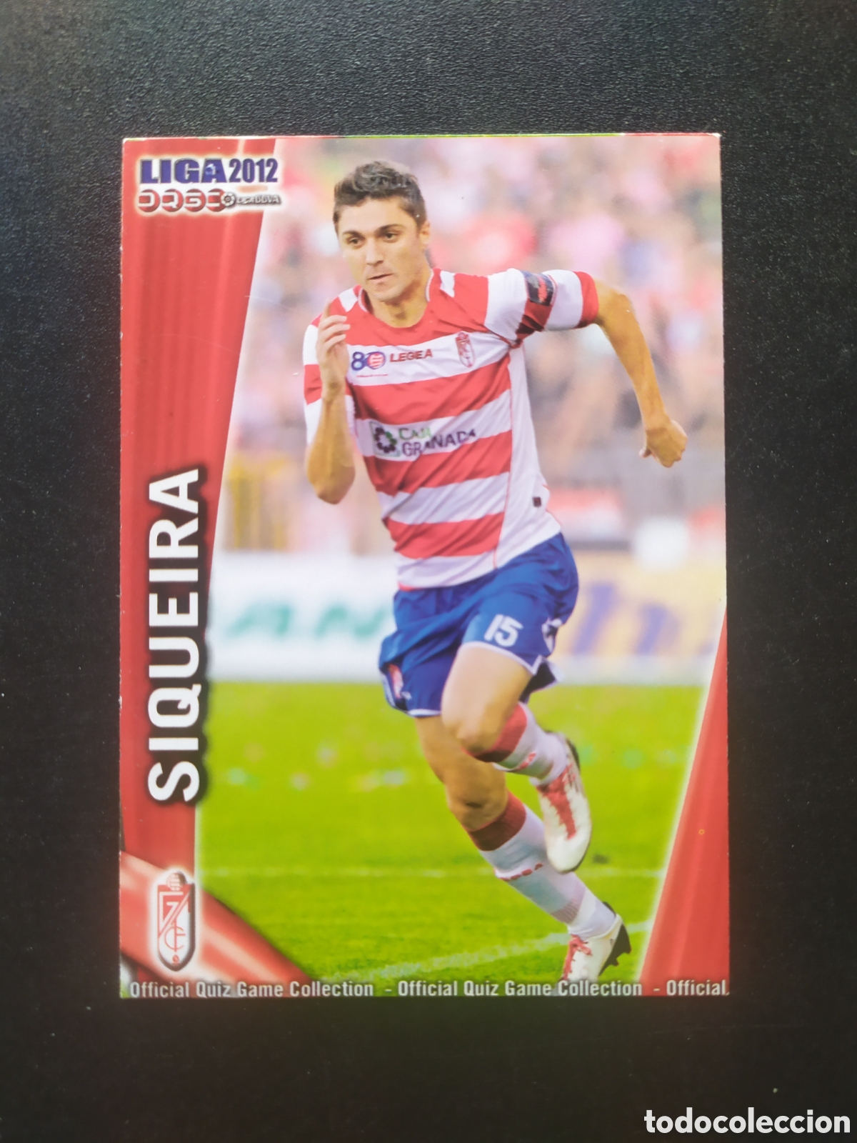 Cromos de f&uacute;tbol: Mundicromo fichas Liga 2011 2012 11 12 Siqueira n&deg; 525 Granada