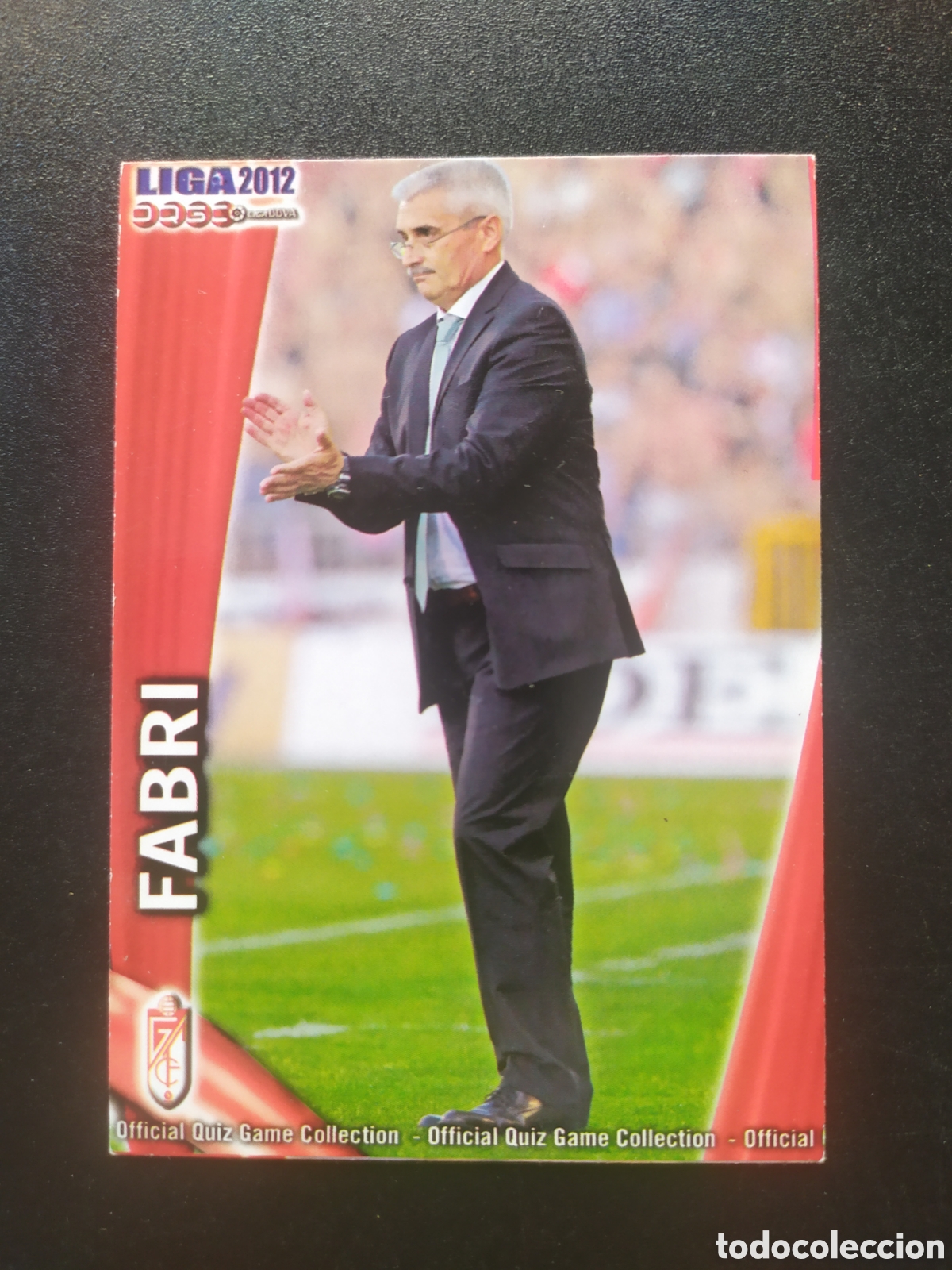 Fu&szlig;ball-Sticker: Mundicromo fichas Liga 2011 2012 11 12 Fabri n&deg; 516 Granada