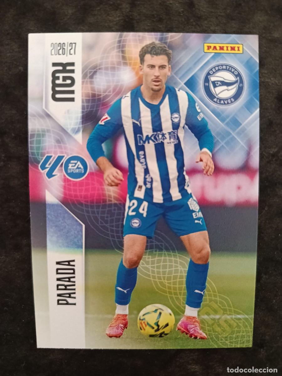 Football Stickers: MGK 2026/27 MEGACRACKS PANINI. #25 PARADA. DEPORTIVO ALAVES