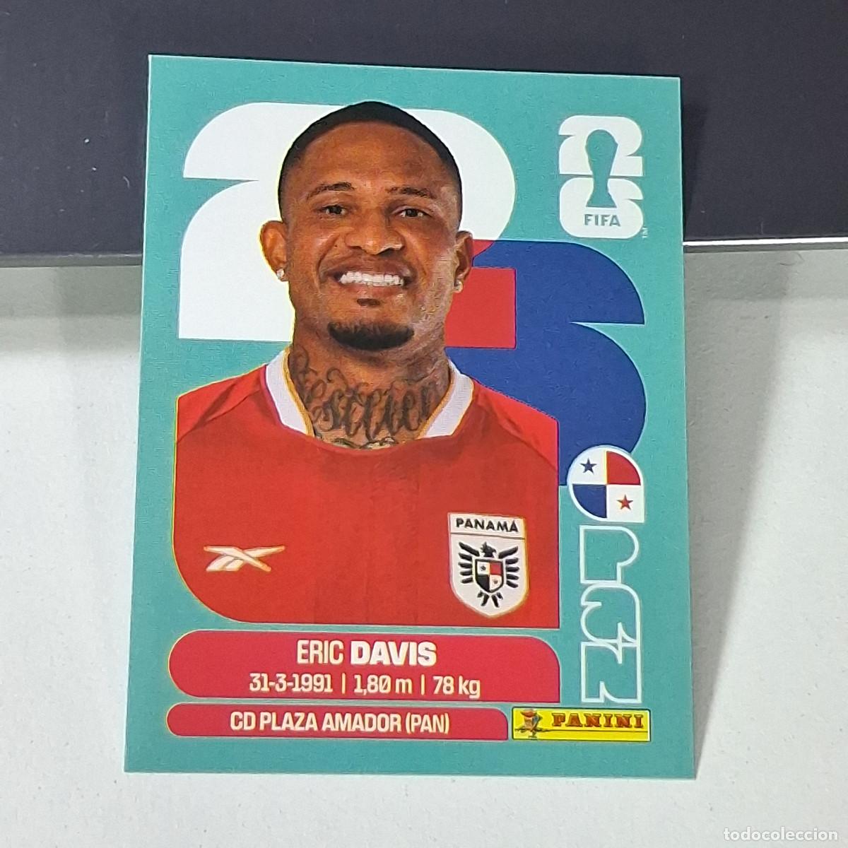 Cromos de f&uacute;tbol: B49 PAN7 ERIC DAVIS 7 PANAM&Aacute; PAN MUNDIAL FIFA WORLD CUP 2026 STICKER PANINI