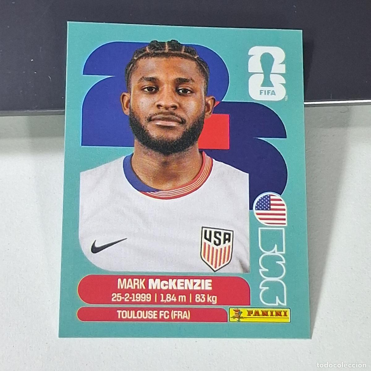 Cromos de f&uacute;tbol: B49 USA5 MARK MCKENZIE 5 ESTADOS UNIDOS USA MUNDIAL FIFA WORLD CUP 2026 STICKER PANINI