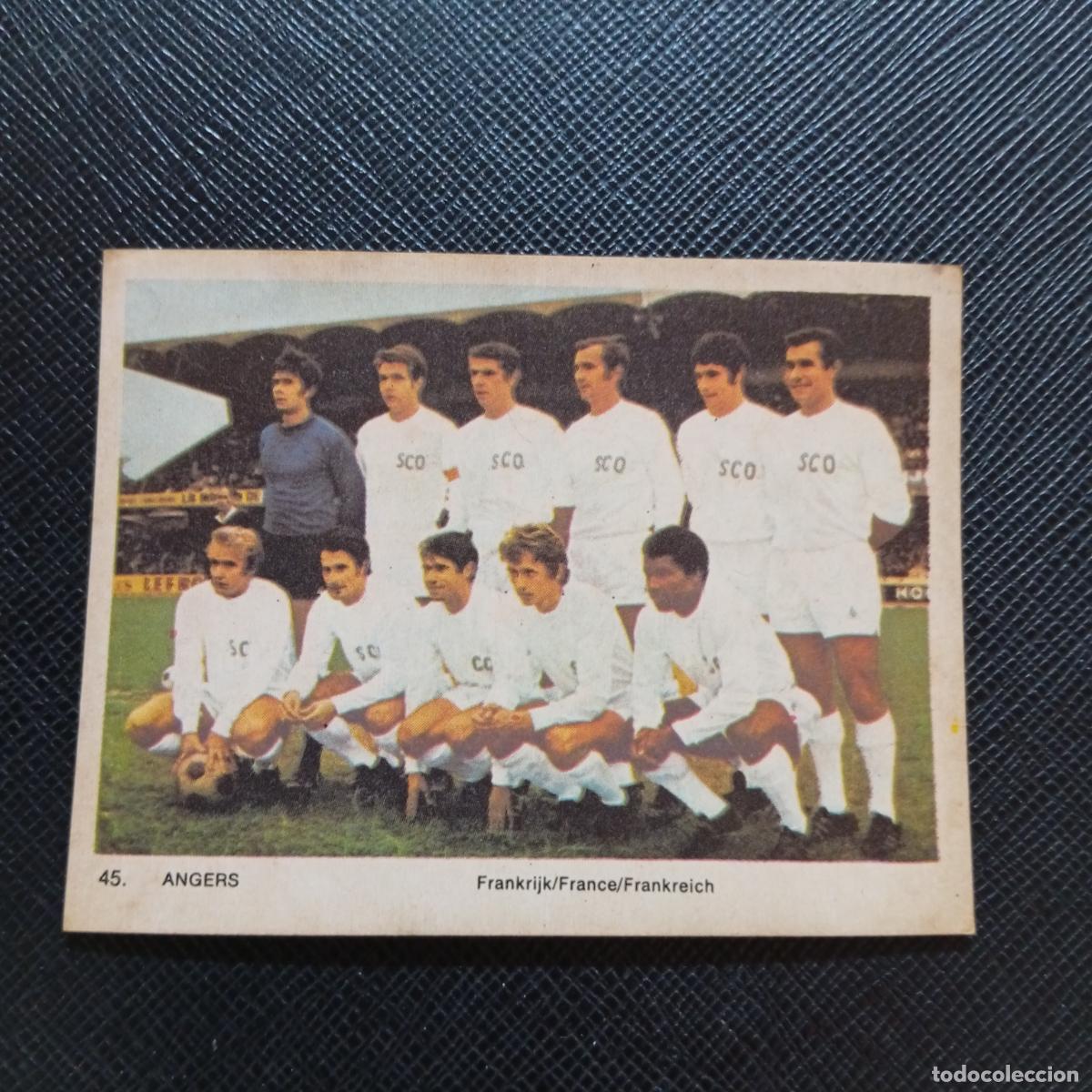 Cromos de f&uacute;tbol: 45 ANGERS FRANCIA MONTY GUM 1969 1970 CROMO FUTBOL 69 70 - SIN PEGAR - A120 PG5