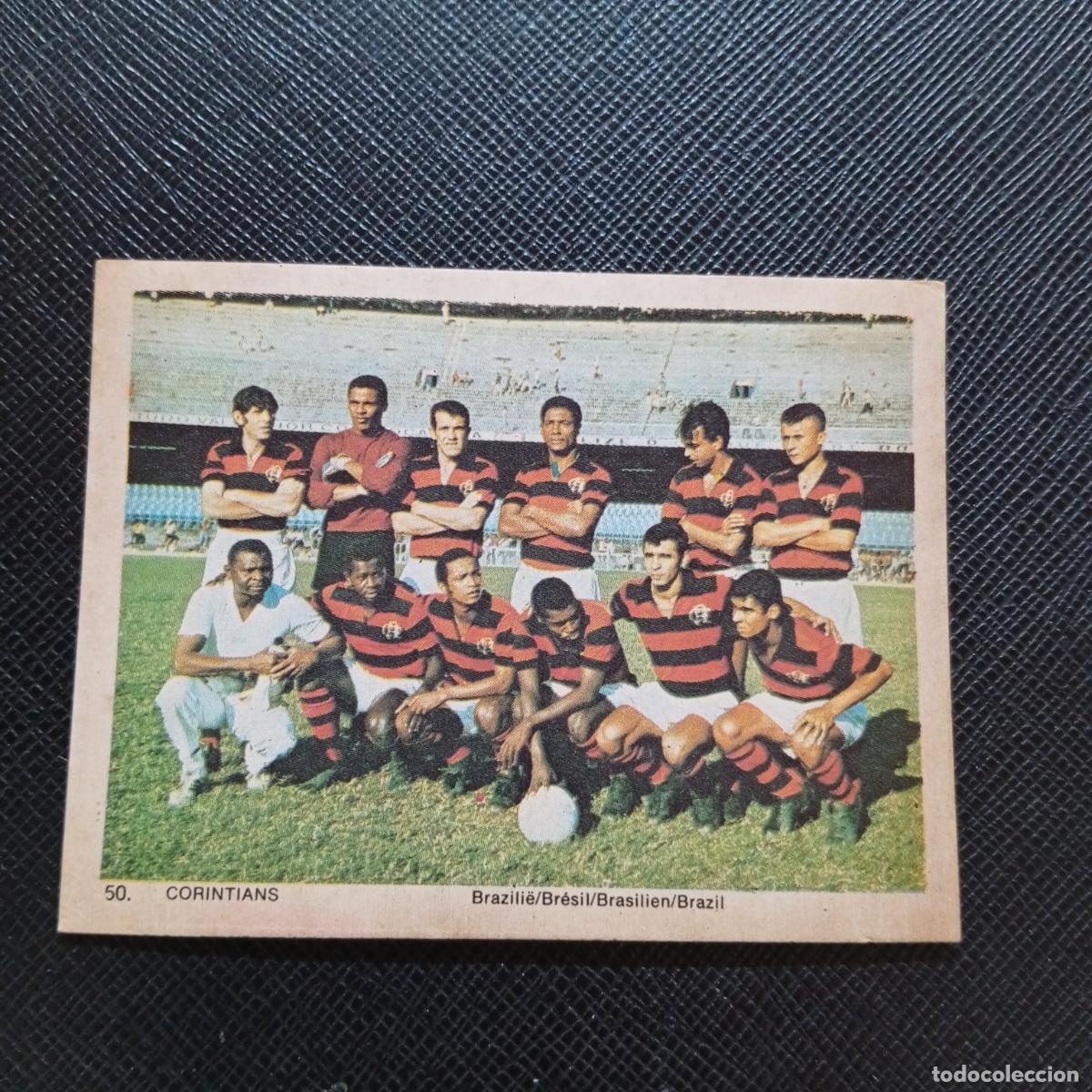 Cromos de f&uacute;tbol: 50 CORINTIAS ALINEACION MONTY GUM 1969 1970 CROMO FUTBOL 69 70 - SIN PEGAR - A120 PG6