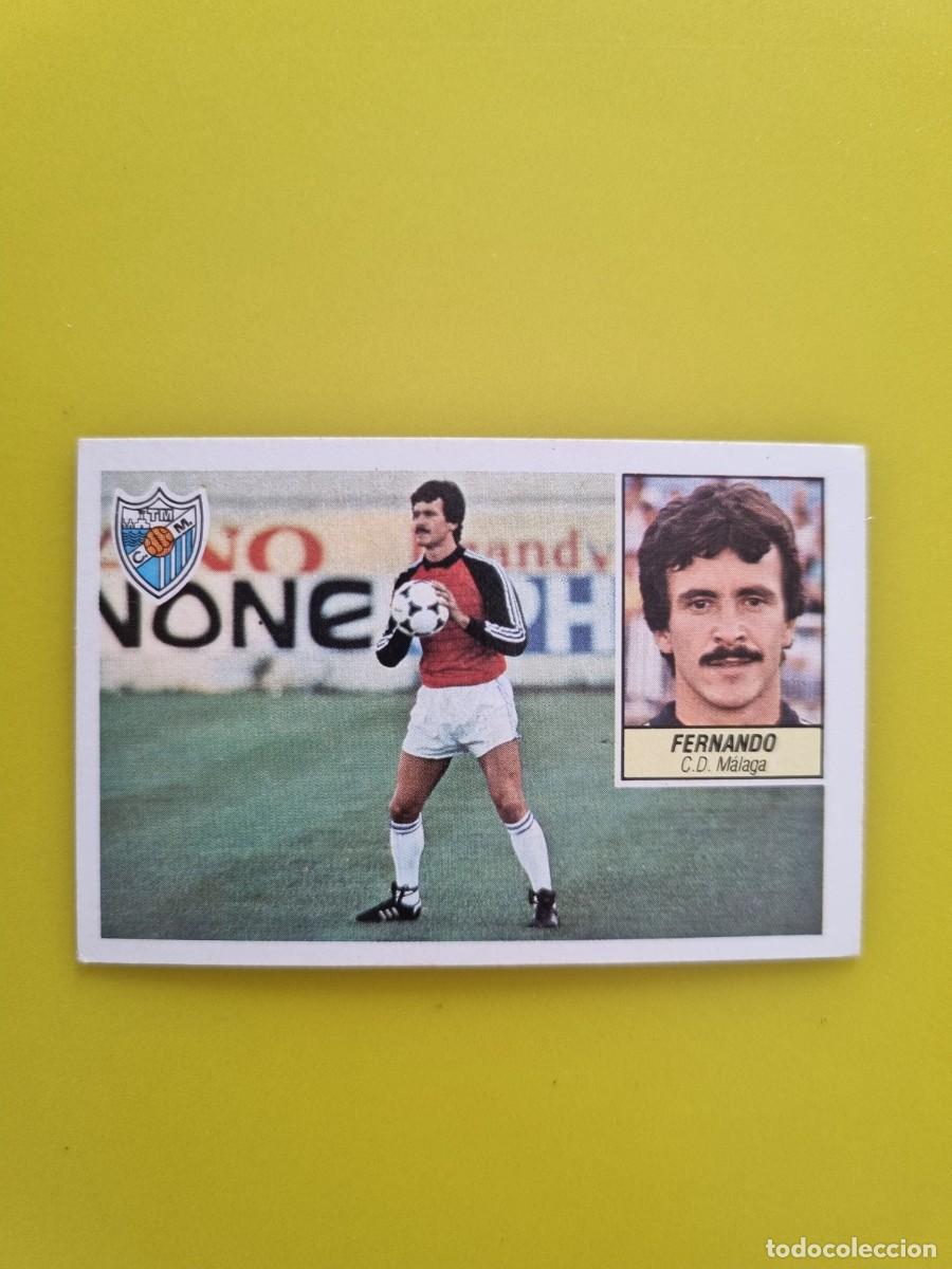 Cromos de f&uacute;tbol: CROMO LIGA ESTE 84 85 1984 1985 NUNCA PEGADO SIN PEGAR FERNANDO CD MALAGA AR826