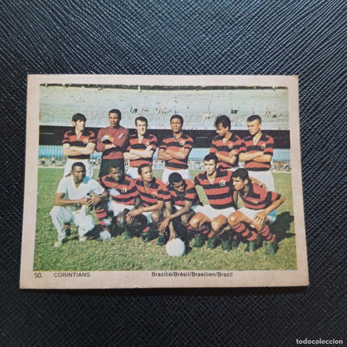 Cromos de f&uacute;tbol: 50 CORINTIAS ALINEACION MONTY GUM 1969 1970 CROMO FUTBOL 69 70 - SIN PEGAR - A120 PG6 B