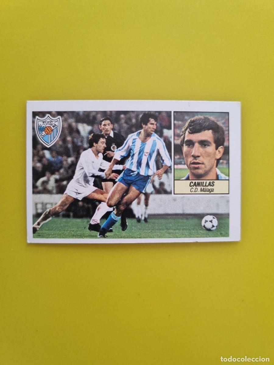 Cromos de f&uacute;tbol: CROMO LIGA ESTE 84 85 1984 1985 NUNCA PEGADO SIN PEGAR CANILLAS CD MALAGA AR826