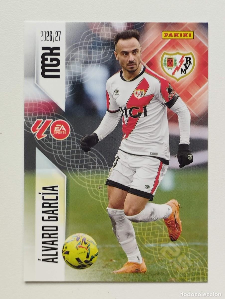 Cromos de f&uacute;tbol: CROMO 2026 2027 MEGACRACKS 27 26 MGK PANINI ALVARO GARCIA 303 RAYO VALLECANO