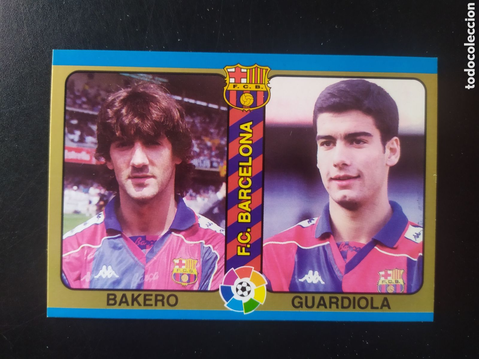 Cromos de f&uacute;tbol: Mundicromo futbol total 1994 1995 94 95 Bakero Guardiola n&deg; 5 Barcelona