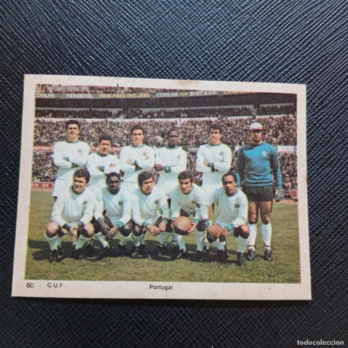Football Stickers: 60 C.U.F PORTUGAL ALINEACION MONTY GUM 1969 1970 CROMO FUTBOL 69 70 - SIN PEGAR - A120 PG19