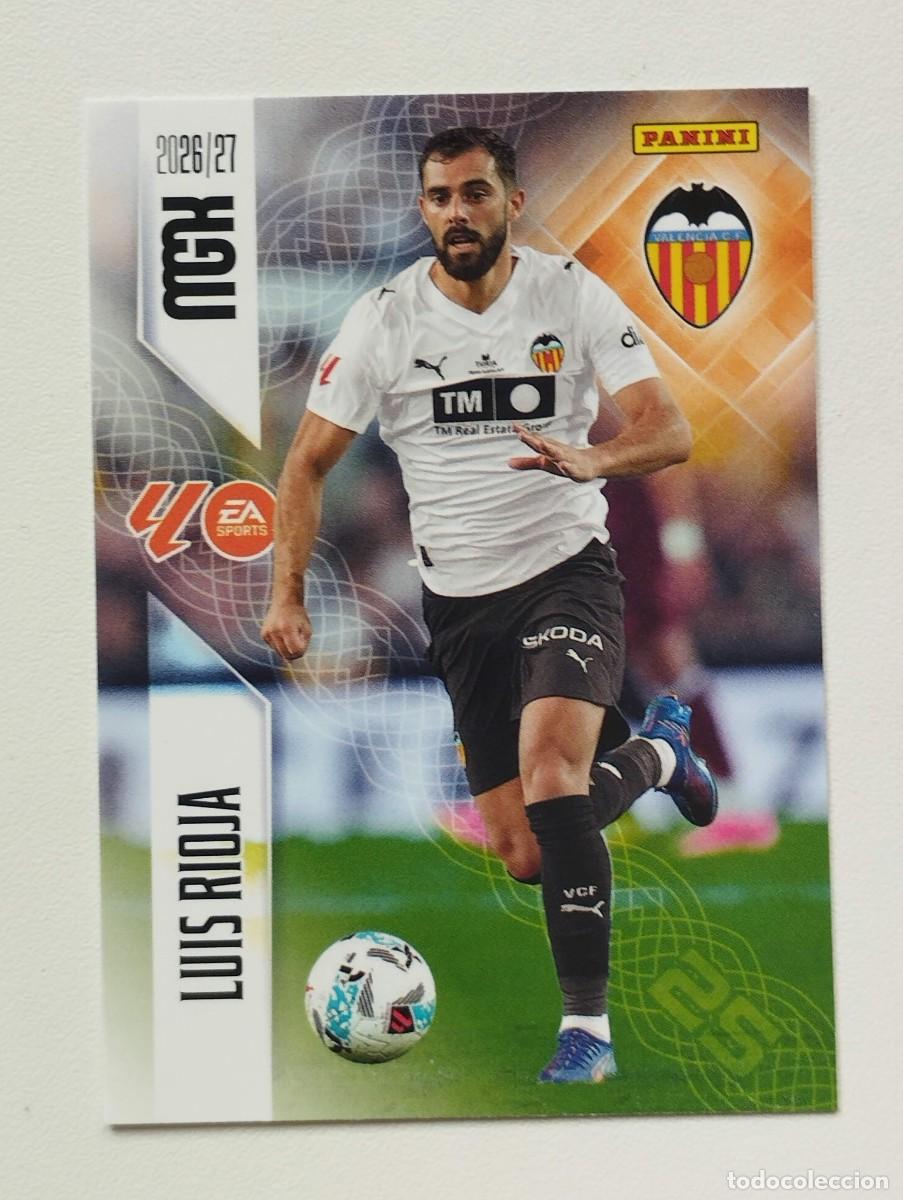 Football Stickers: CROMO 2026 2027 MEGACRACKS 27 26 MGK PANINI LUIS RIOJA 355 VALENCIA