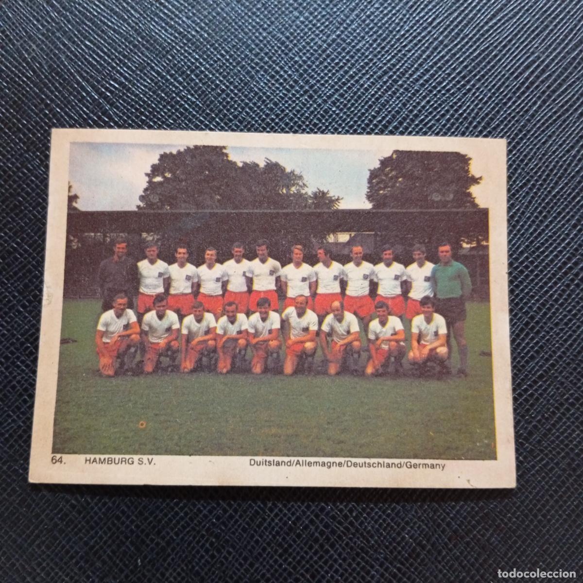 Cromos de f&uacute;tbol: 64 HAMBURGO ALEMANIA MONTY GUM 1969 1970 CROMO FUTBOL 69 70 - SIN PEGAR - A120 PG19