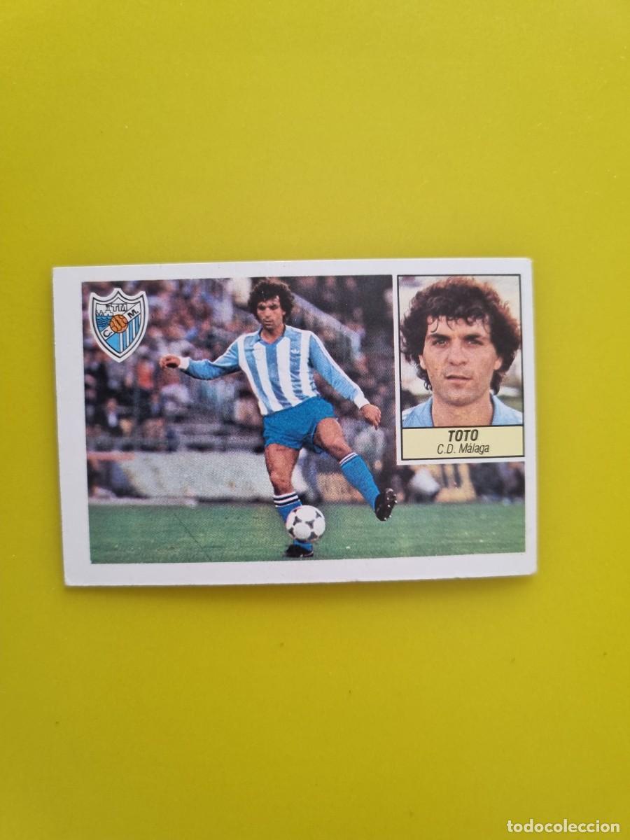 Cromos de f&uacute;tbol: CROMO LIGA ESTE 84 85 1984 1985 NUNCA PEGADO SIN PEGAR TOTO CD MALAGA AR826