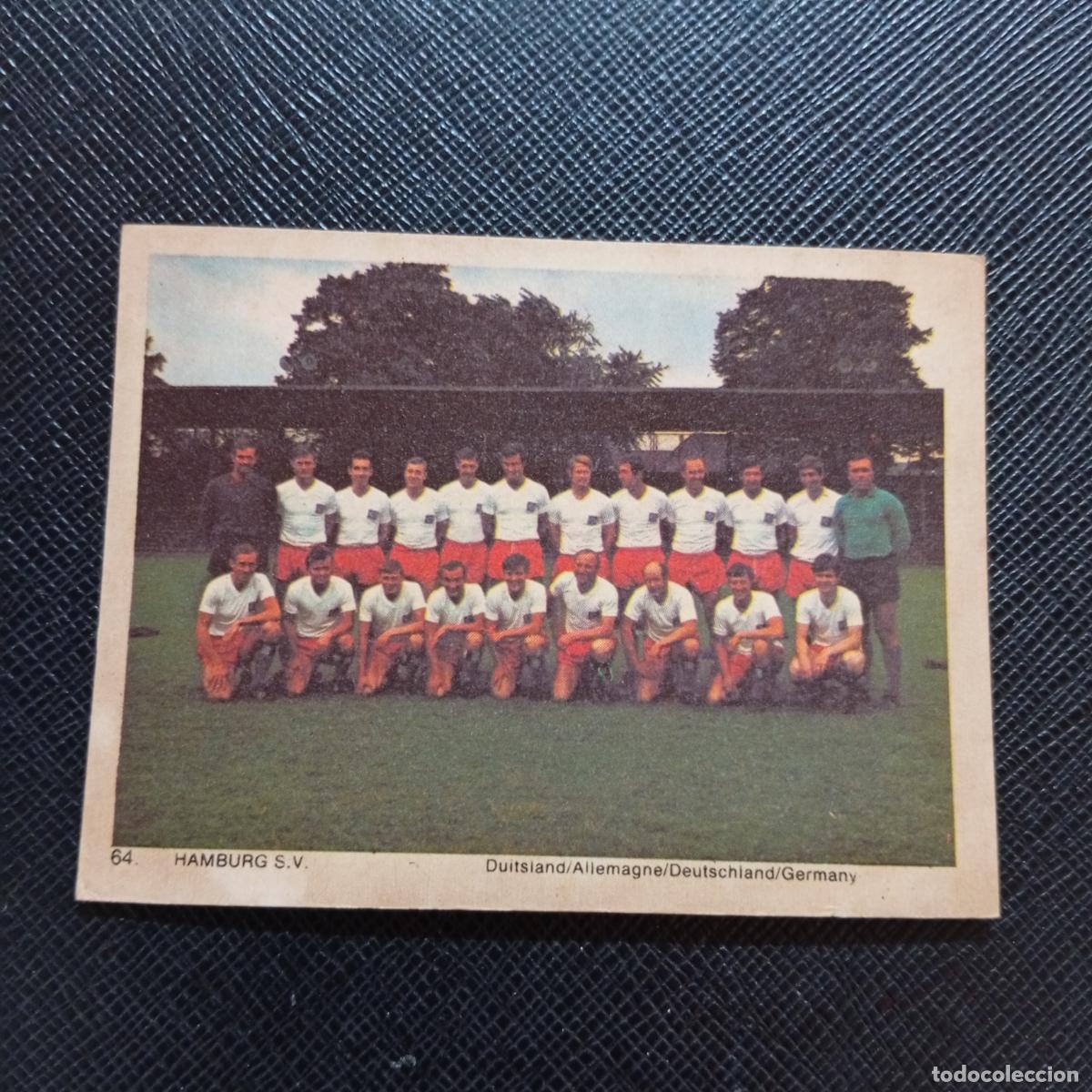 Cromos de f&uacute;tbol: 64 HAMBURGO ALEMANIA MONTY GUM 1969 1970 CROMO FUTBOL 69 70 - SIN PEGAR - A120 PG23