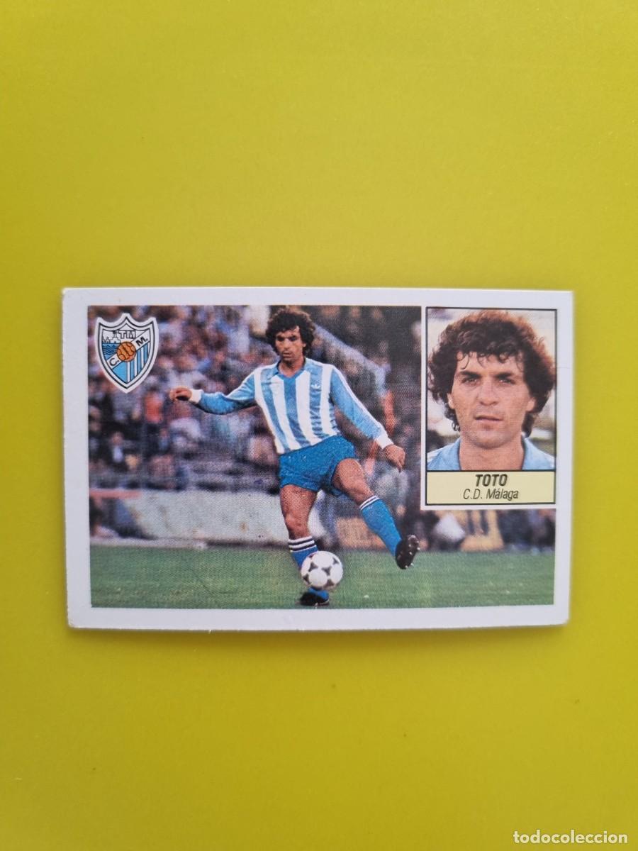 Cromos de f&uacute;tbol: CROMO LIGA ESTE 84 85 1984 1985 NUNCA PEGADO SIN PEGAR TOTO CD MALAGA AR826