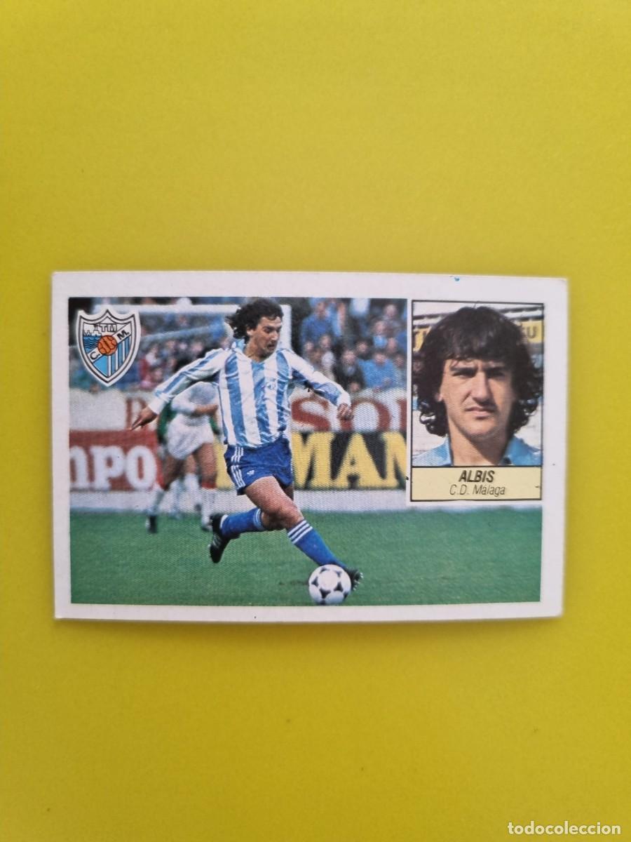 Cromos de f&uacute;tbol: CROMO LIGA ESTE 84 85 1984 1985 NUNCA PEGADO SIN PEGAR ALBIS CD MALAGA AR826