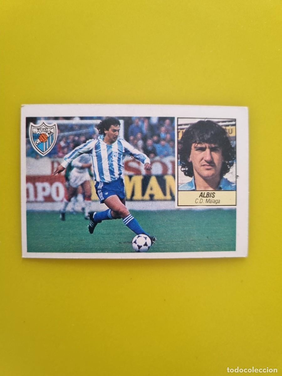 Cromos de f&uacute;tbol: CROMO LIGA ESTE 84 85 1984 1985 NUNCA PEGADO SIN PEGAR ALBIS CD MALAGA AR826