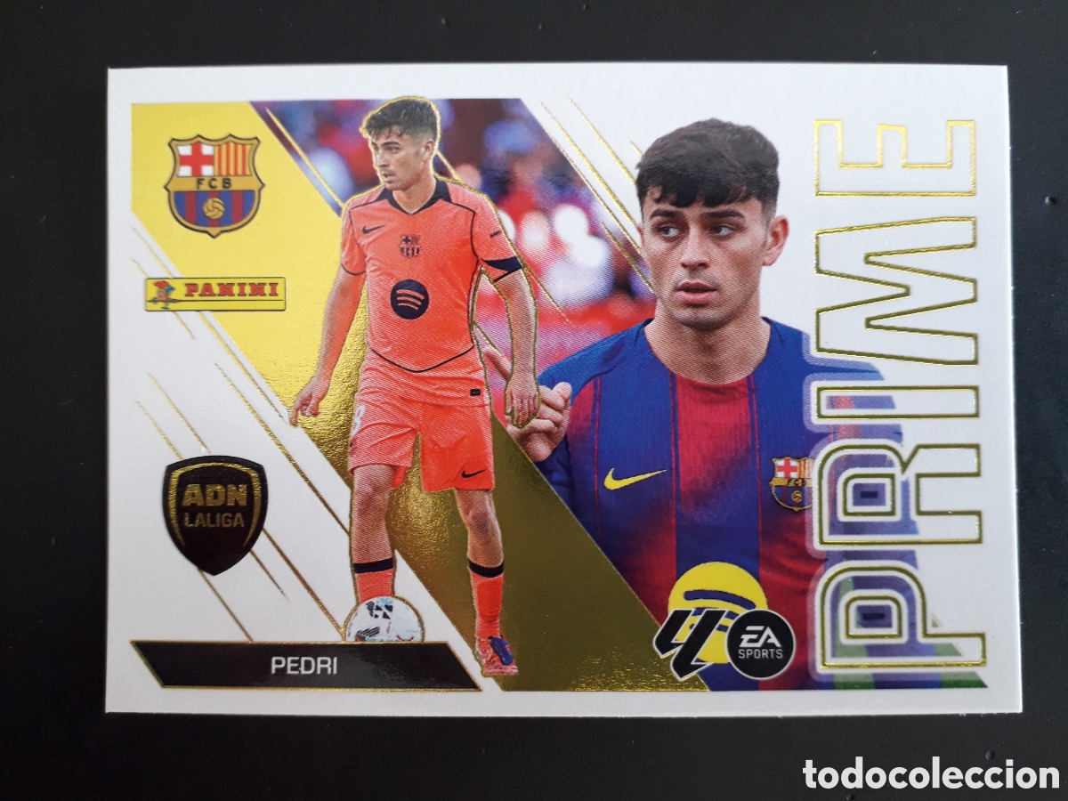 Fu&szlig;ball-Sticker: PEDRI, FC BARCELONA N&deg; 12 ED ESTE 2026 2027 26 27 ADN LALIGA PRIME, SIN PEGAR PEDIDO M&Iacute;NIMO 3&euro;