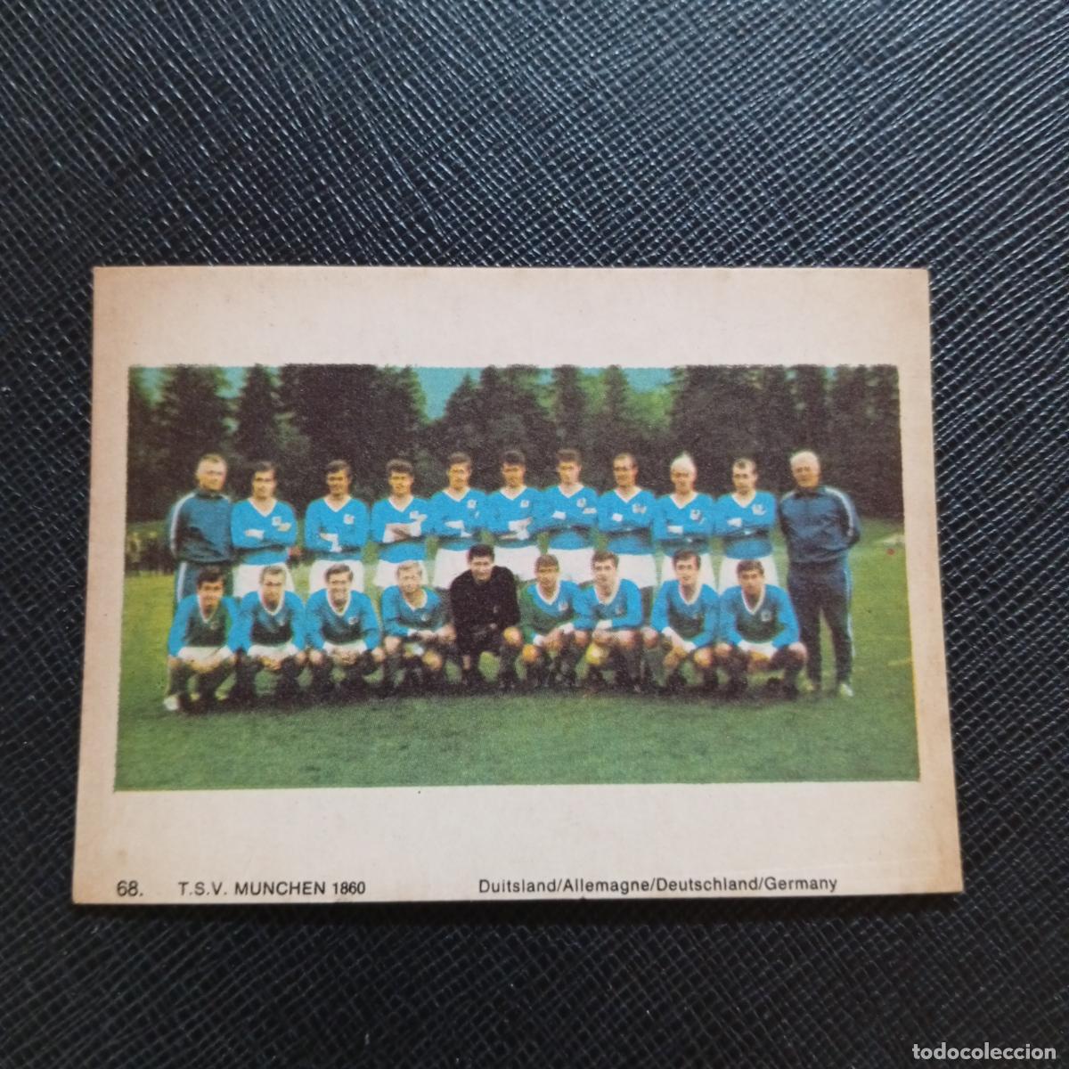 Cromos de f&uacute;tbol: 68 MUNCHEN 1860 ALEMANIA MONTY GUM 1969 1970 CROMO FUTBOL 69 70 - SIN PEGAR - A120 PG370