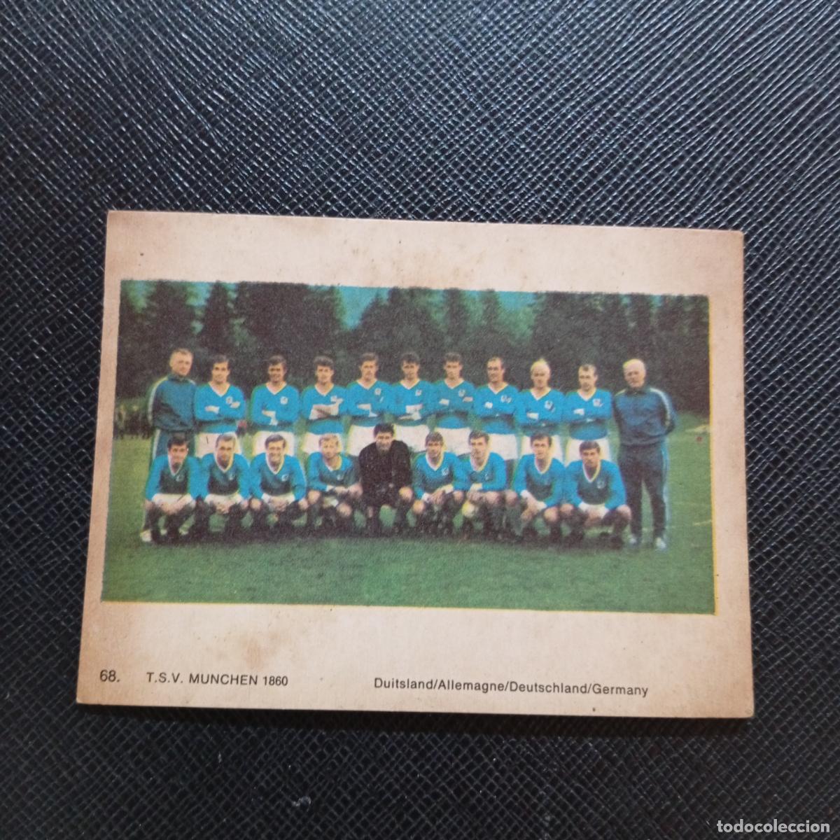 Cromos de f&uacute;tbol: 68 MUNCHEN 1860 ALEMANIA MONTY GUM 1969 1970 CROMO FUTBOL 69 70 - SIN PEGAR - A120 PG388