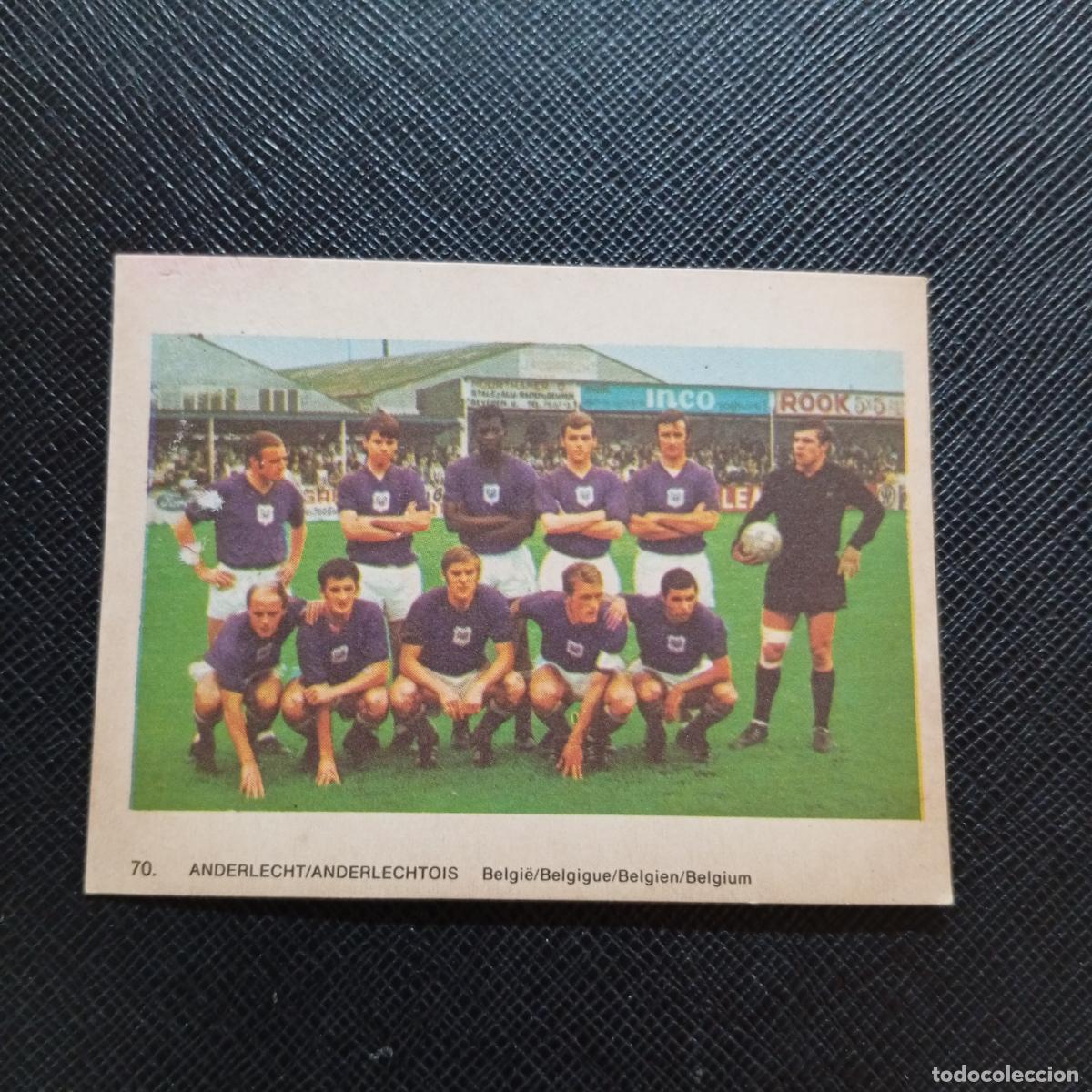 Cromos de f&uacute;tbol: 70 ANDERLECHT BELGICA MONTY GUM 1969 1970 CROMO FUTBOL 69 70 - SIN PEGAR - A120 PG397