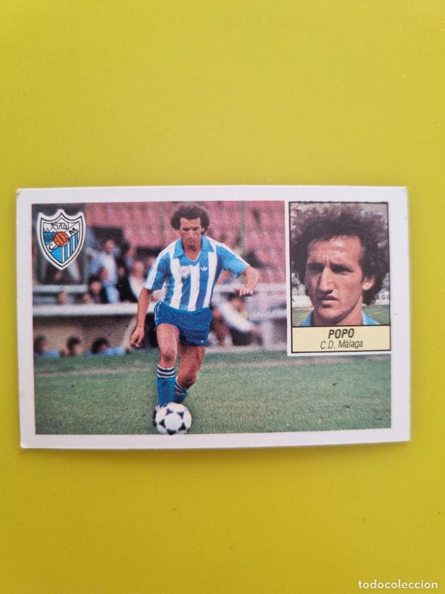 Cromos de f&uacute;tbol: CROMO LIGA ESTE 84 85 1984 1985 NUNCA PEGADO SIN PEGAR POPO CD MALAGA AR826