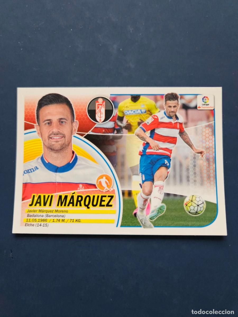Cromos de f&uacute;tbol: N&ordm; 11 JAVI MARQUEZ GRANADA LOGO NUEVO LIGA ESTE 16 17 2016 2017 SIN PEGAR NUNCA PEGADO