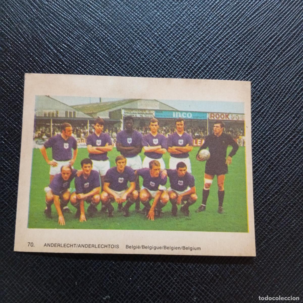 Cromos de f&uacute;tbol: 70 ANDERLECHT BELGICA MONTY GUM 1969 1970 CROMO FUTBOL 69 70 - SIN PEGAR - A120 PG397 B