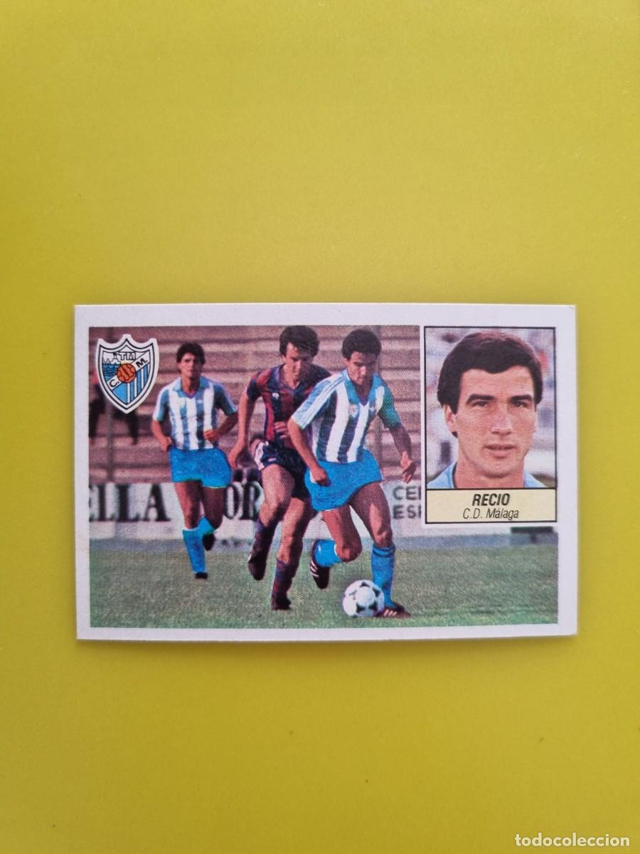 Cromos de f&uacute;tbol: CROMO LIGA ESTE 84 85 1984 1985 NUNCA PEGADO SIN PEGAR RECIO CD MALAGA AR826