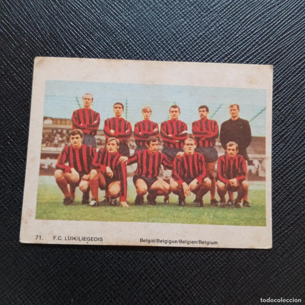 Cromos de f&uacute;tbol: 71 LIEGE BELGICA MONTY GUM 1969 1970 CROMO FUTBOL 69 70 - SIN PEGAR - A120 PG505