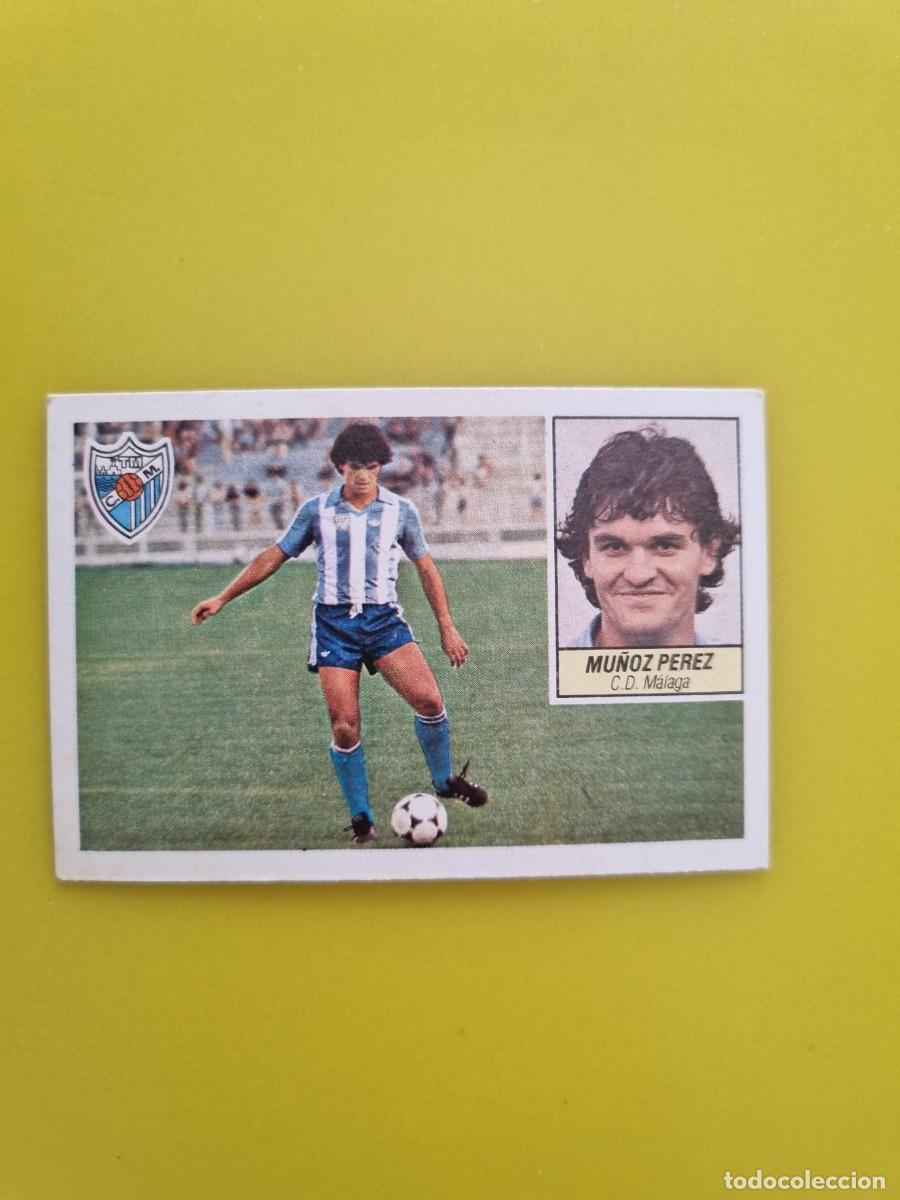 Cromos de f&uacute;tbol: CROMO LIGA ESTE 84 85 1984 1985 NUNCA PEGADO SIN PEGAR MU&Ntilde;OZ PEREZ CD MALAGA AR826