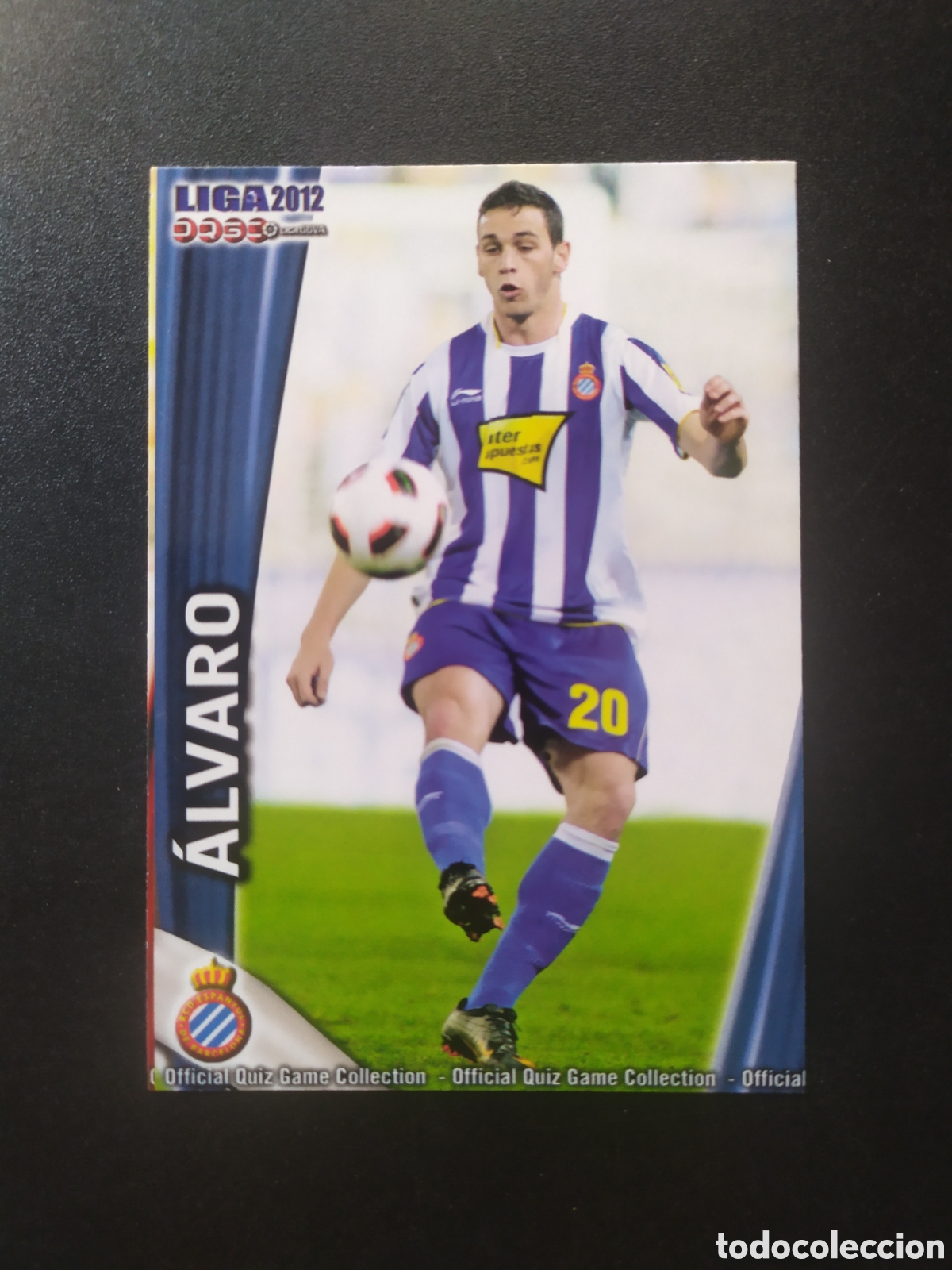 Cromos de f&uacute;tbol: Mundicromo fichas Liga 2011 2012 11 12 Alvaro n&deg; 208 Espanyol